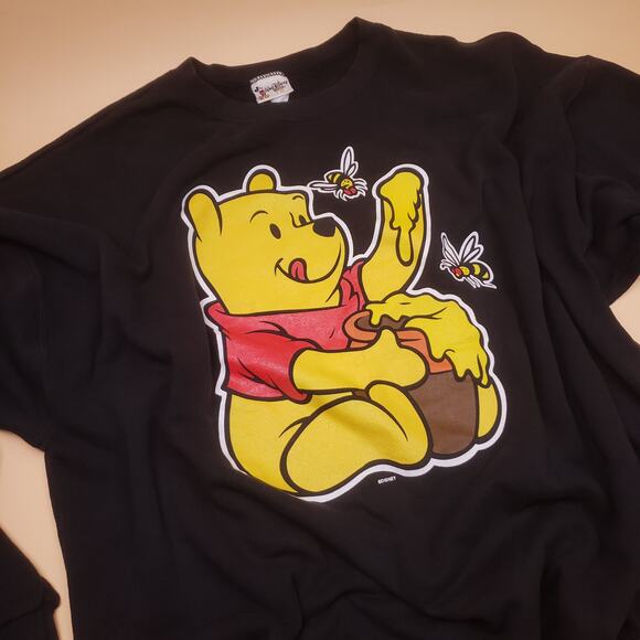 Vintage Winnie the Pooh Walt Disney World Big Pooh Sweater Crewneck Mens 3XL - Picture 10 of 14